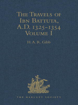 cover image of The Travels of Ibn Battuta, A.D. 1325-1354
